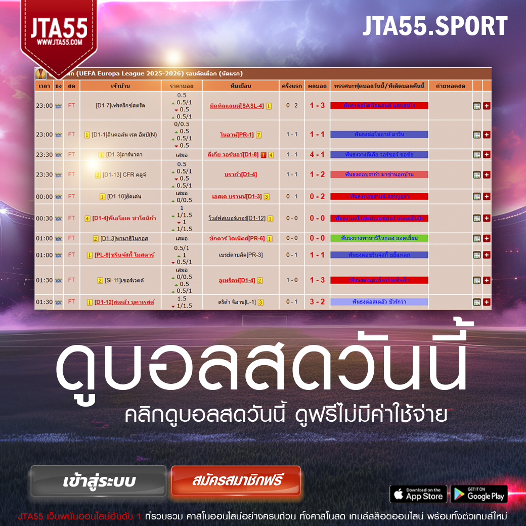 ดูบอลสดวันนี้